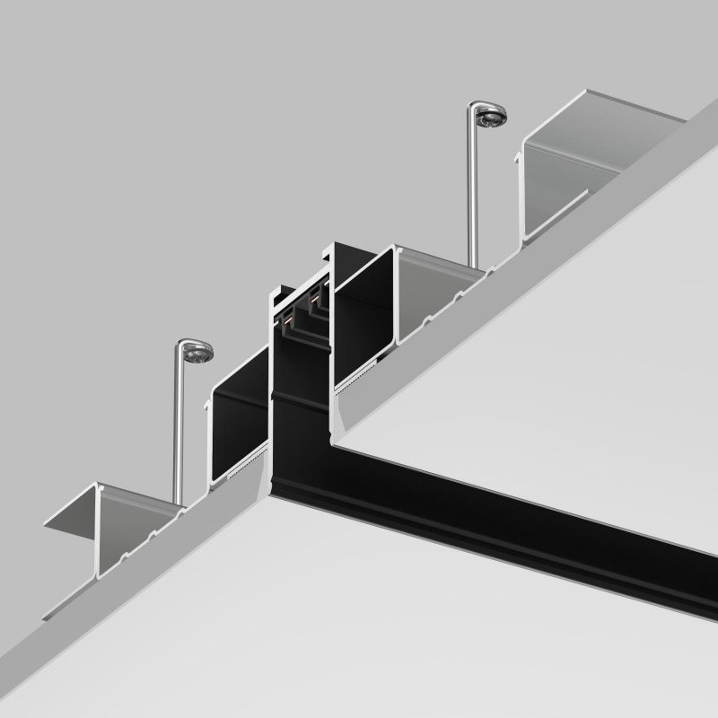 Встраиваемый шинопровод DENKIRS SMART HIDE TR2012-BK