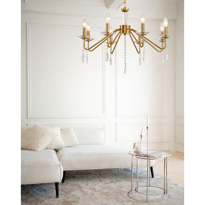 Подвесная люстра Lumion 8319/8 SEVERINA E14 8x40W 220V