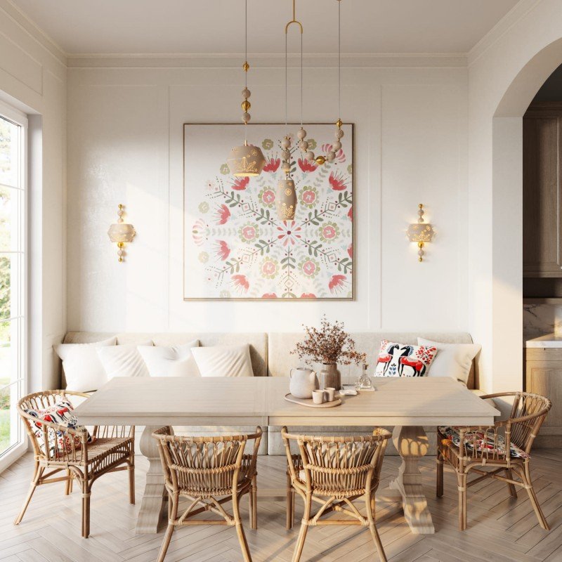 Подвесной светильник Odeon Ligth Exclusive 5444/1C KARELIA Е27 1x40W 220V