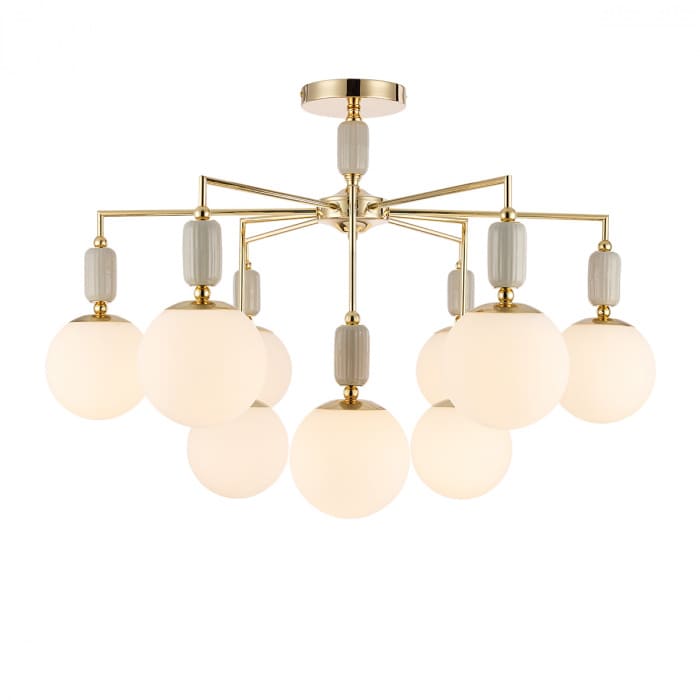 Потолочный cветильник Lumion 6580/9C VIVIEN Е14 9x40W 220V