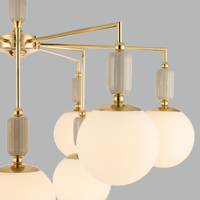 Потолочный cветильник Lumion 6580/9C VIVIEN Е14 9x40W 220V