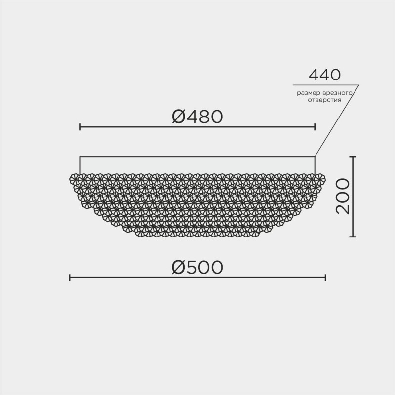 Потолочная люстра MODELUX ML.2320.500 CR
