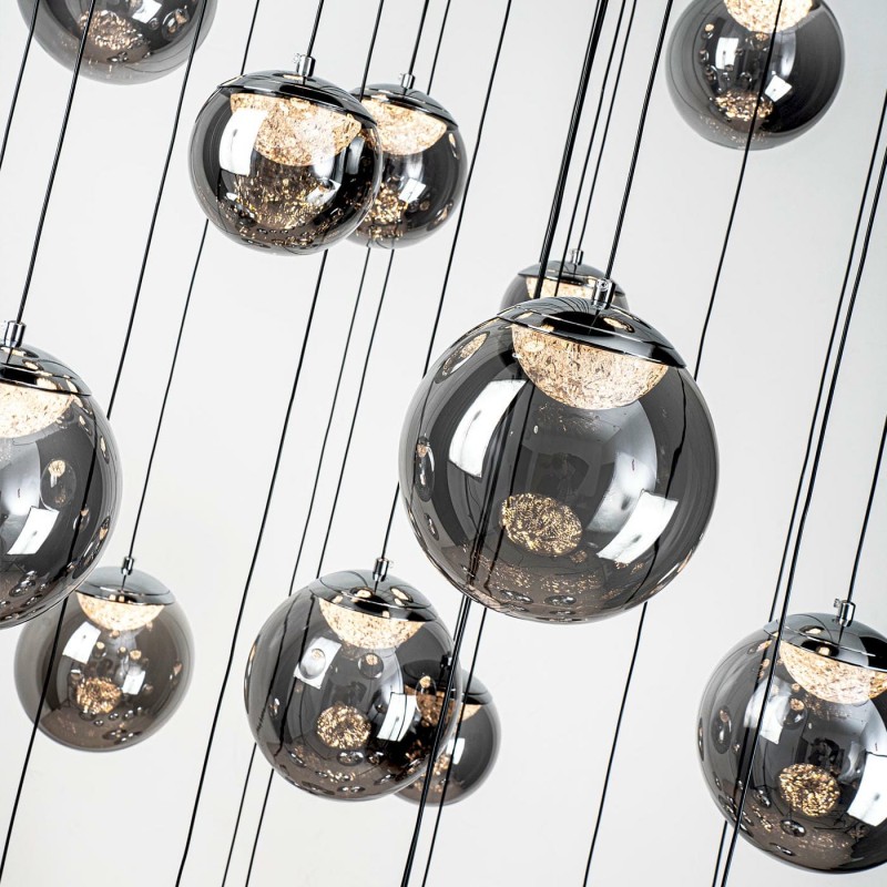 Подвесная люстра MODELUX ML.2338.25 BK-CR