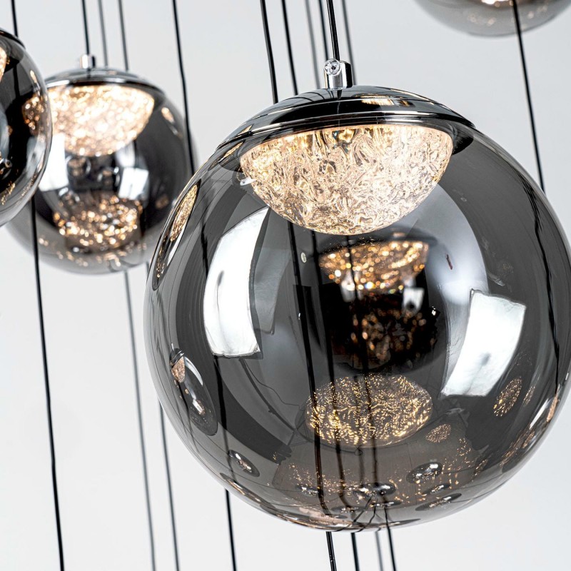 Подвесная люстра MODELUX ML.2338.25 BK-CR