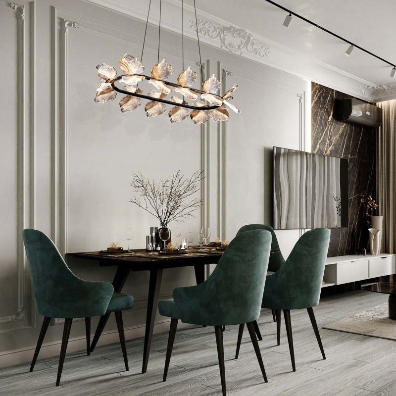 Подвесная люстра MODELUX ML.2412.1050 BK