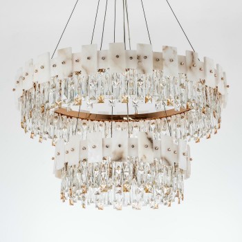 Подвесная люстра MODELUX premium ML.6980.800.500P GD