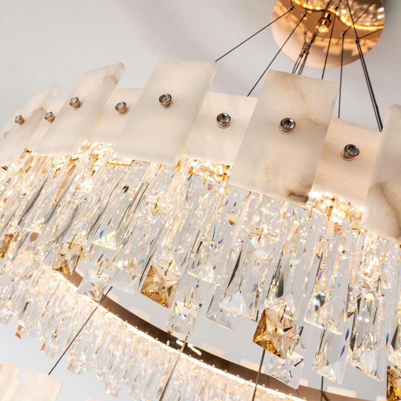 Подвесная люстра MODELUX premium ML.6980.800.500P GD