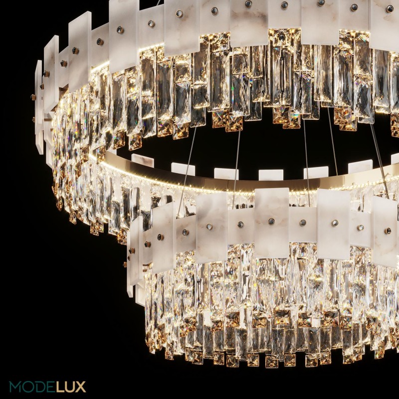 Подвесная люстра MODELUX premium ML.6980.800.500P GD