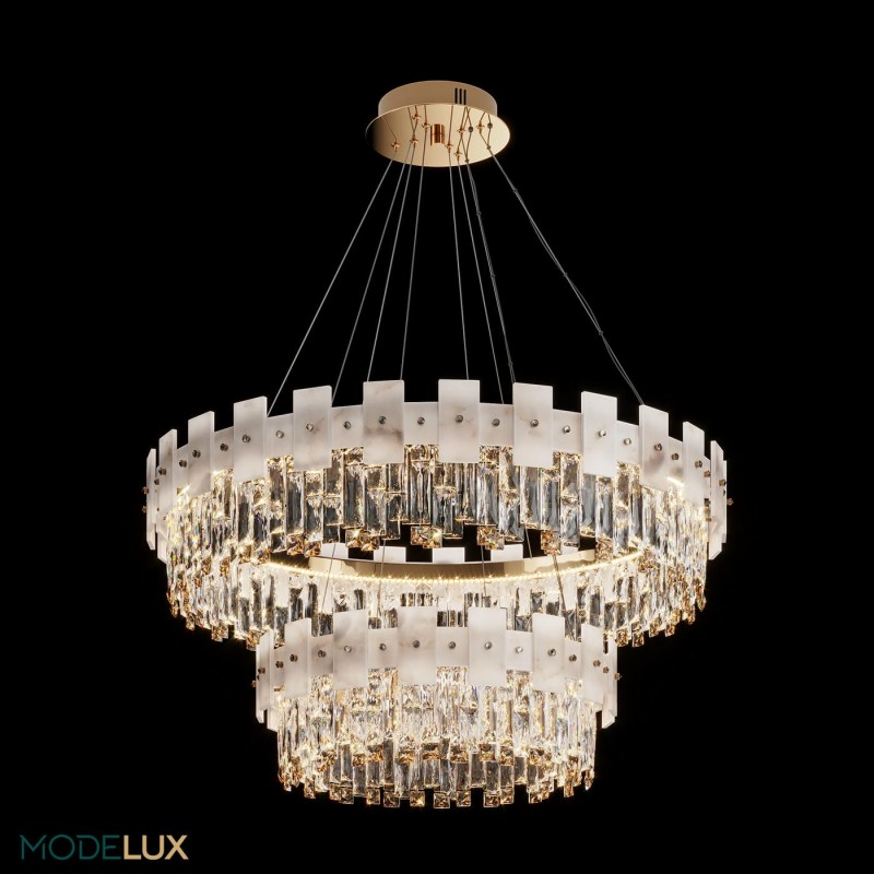 Подвесная люстра MODELUX premium ML.6980.800.500P GD