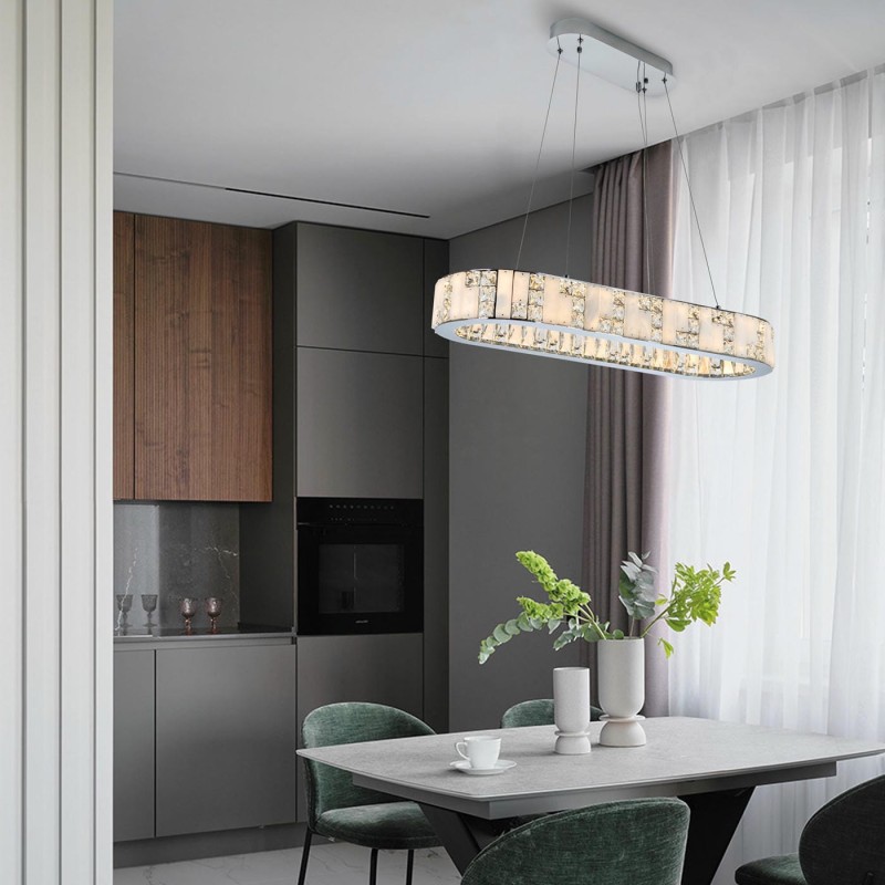 Подвесная люстра MODELUX premium ML.6985.800.300P CR