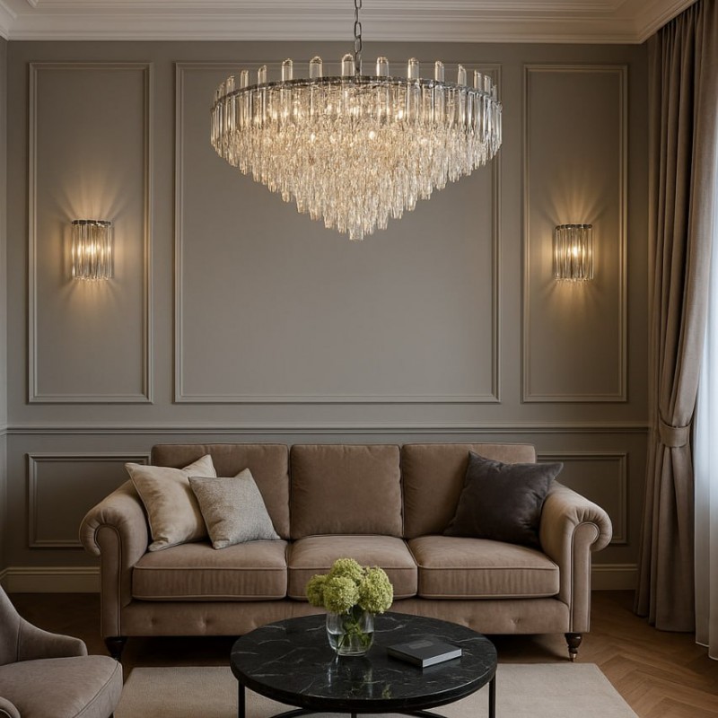 Подвесная люстра MODELUX ML.7088.1200R CR