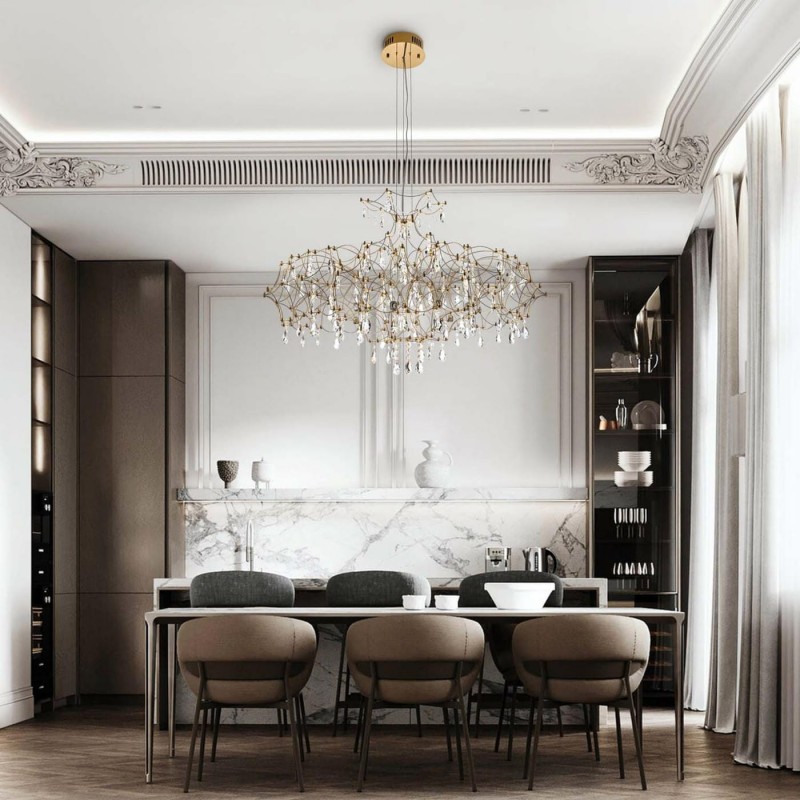 Подвесная люстра MODELUX premium ML.7815.750P GD