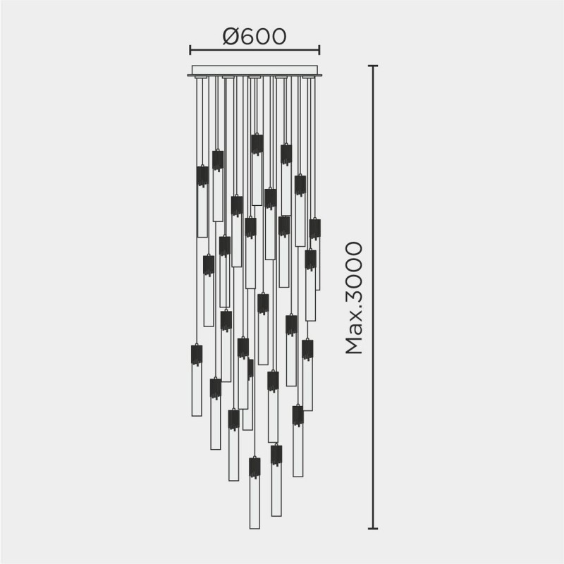 Подвесная люстра MODELUX ML.88992.26 CR