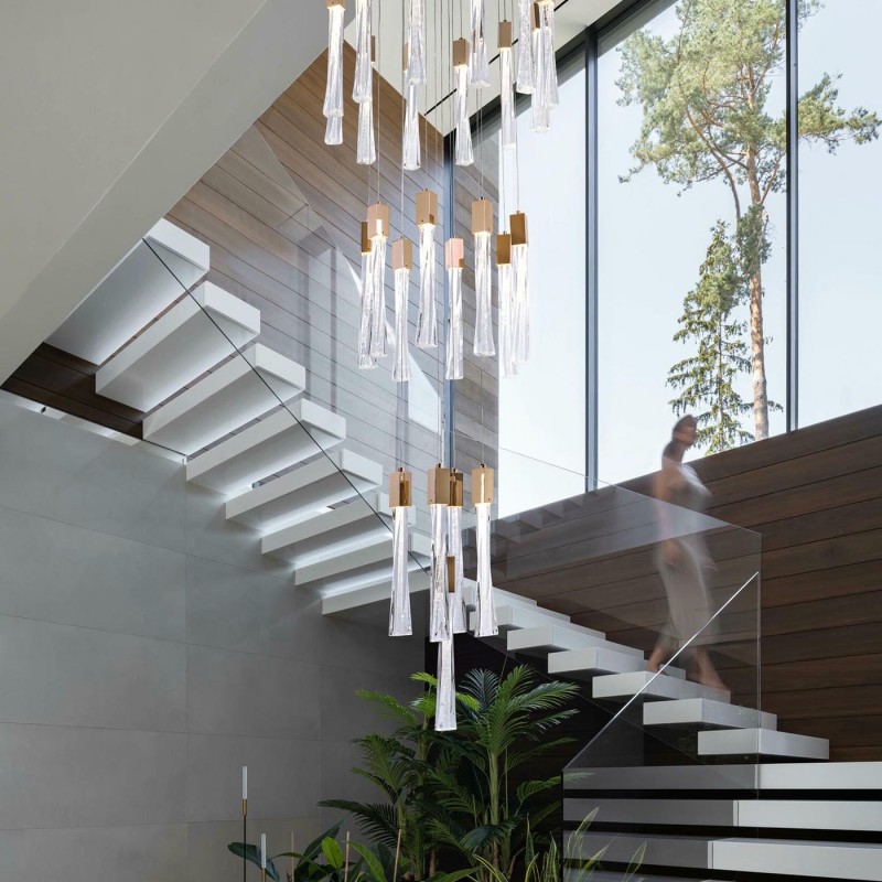 Подвесная люстра MODELUX ML.89138.25 GD