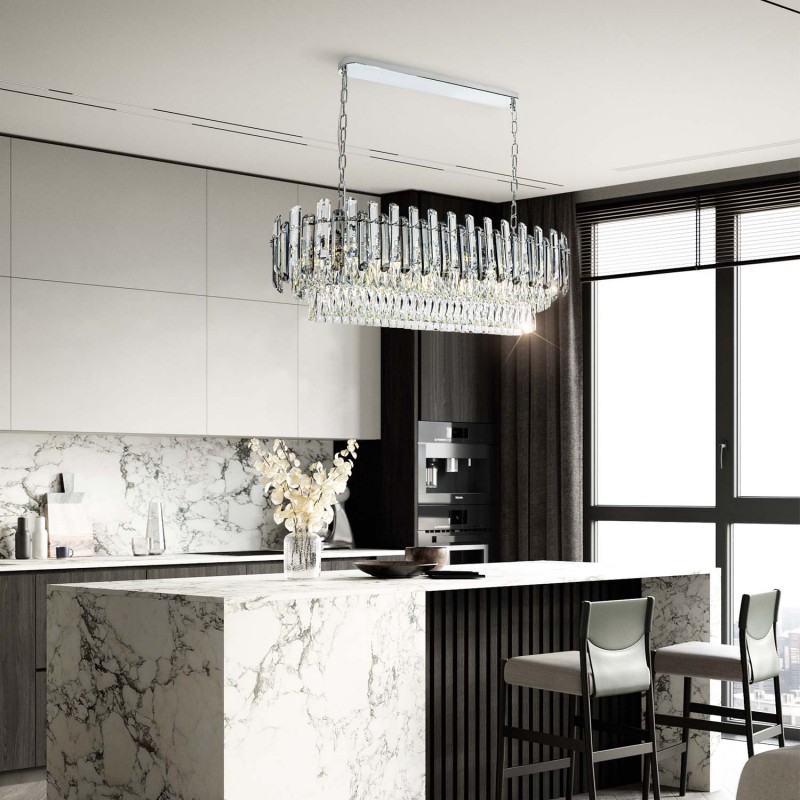 Подвесная люстра MODELUX ML.9006.1200 CR-SM