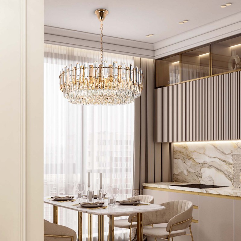 Подвесная люстра MODELUX ML.9006.16 GD-BR