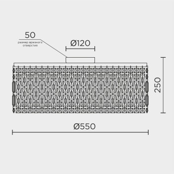 Потолочная люстра MODELUX ML.90343.9 CR