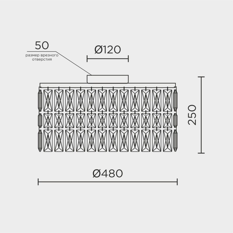 Потолочная люстра MODELUX ML.90344.7 GD