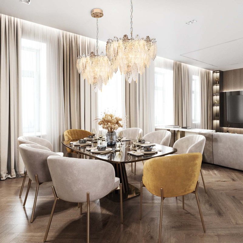 Подвесная люстра MODELUX ML.9528.800 GD