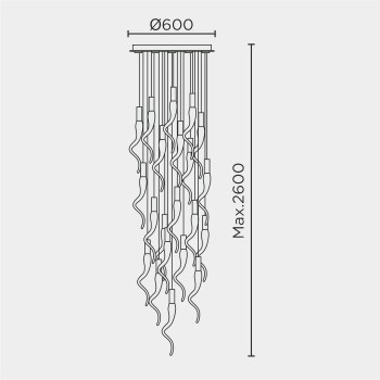 Подвесная люстра MODESTYLE MS.89135.21 CR
