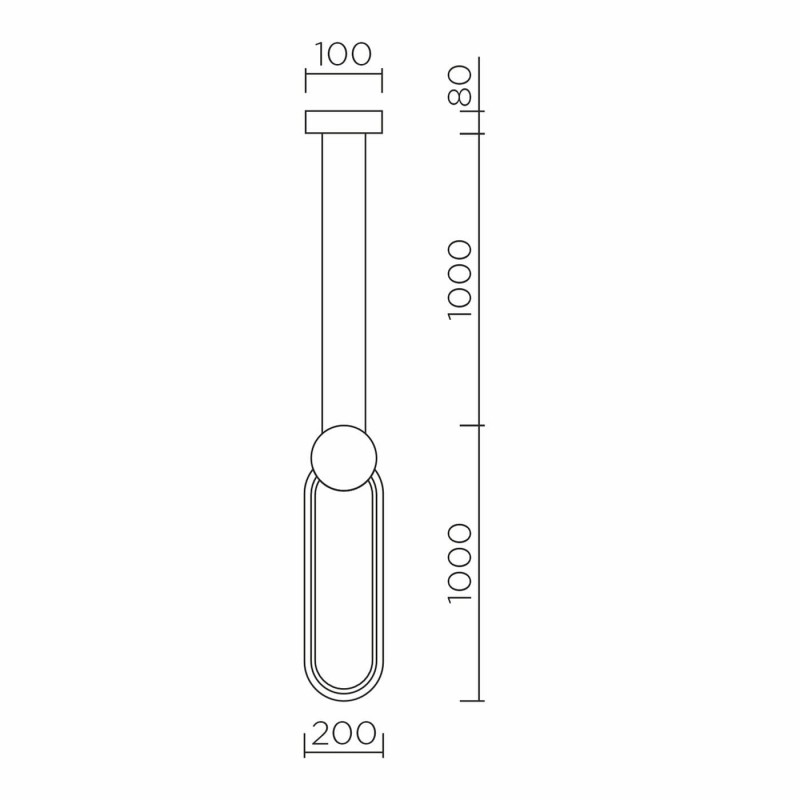 Подвесной светильник LED4U 8576