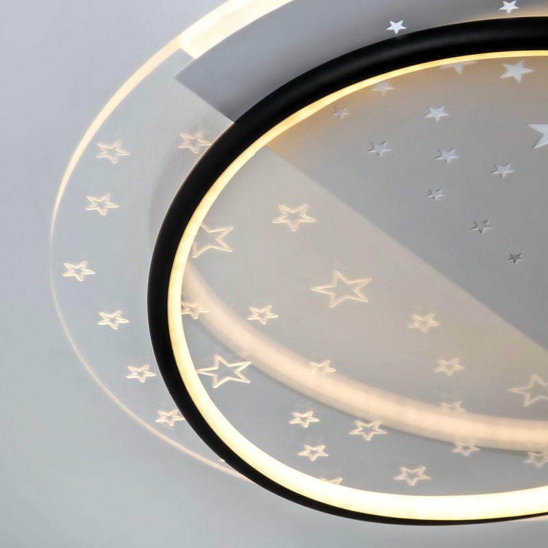 Потолочный светильник LED4U L1036-480 BK