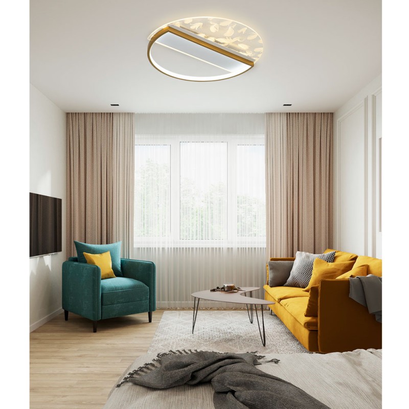 Потолочный светильник LED4U L1043-500 GD