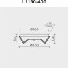 Потолочный cветильник LED4U L1190-400 GD