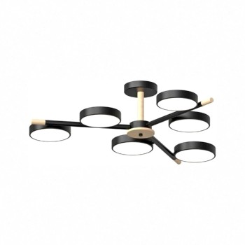 Потолочный cветильник LED4U L3208-800 BK