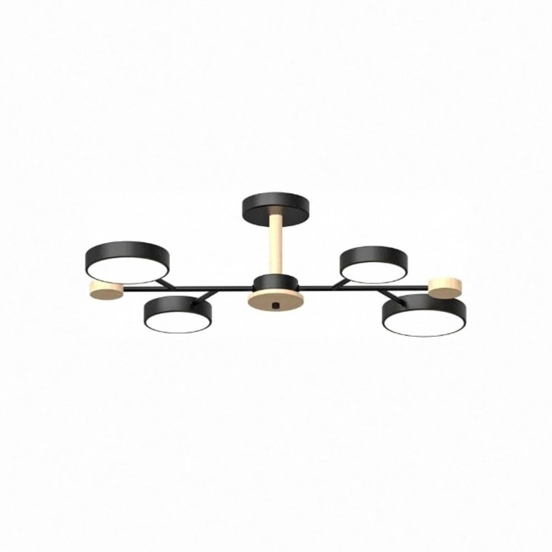 Потолочный cветильник LED4U L3213-670 BK