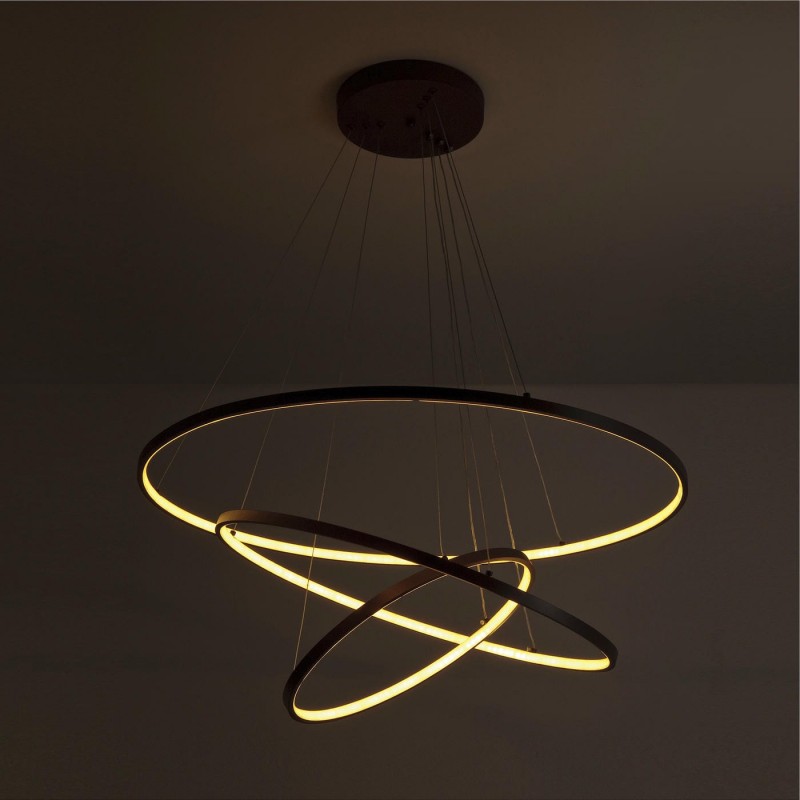 Подвесной светильник LED4U L5053-80-60-40 BR