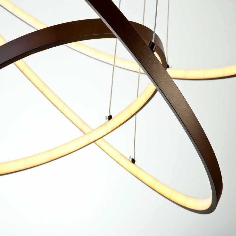 Подвесной светильник LED4U L5053-80-60-40 BR