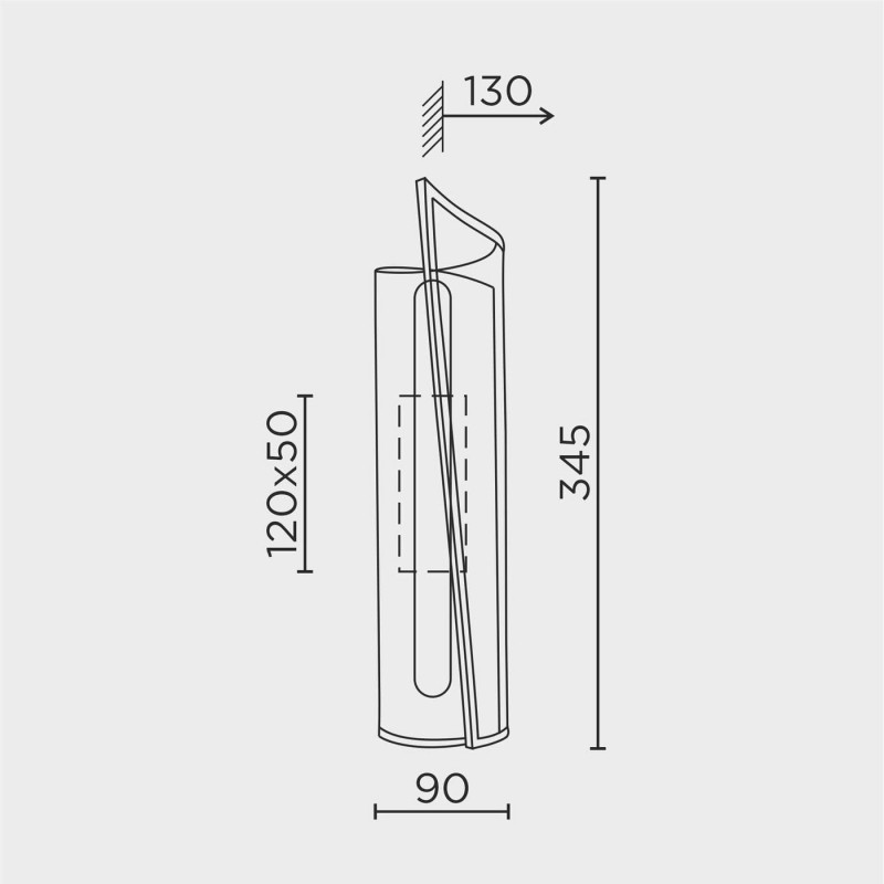 Настенный светильник LED4U L6298-01 GD