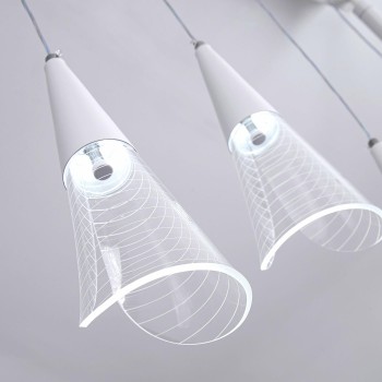 Подвесной светильник LED4U L7105-7 WТ