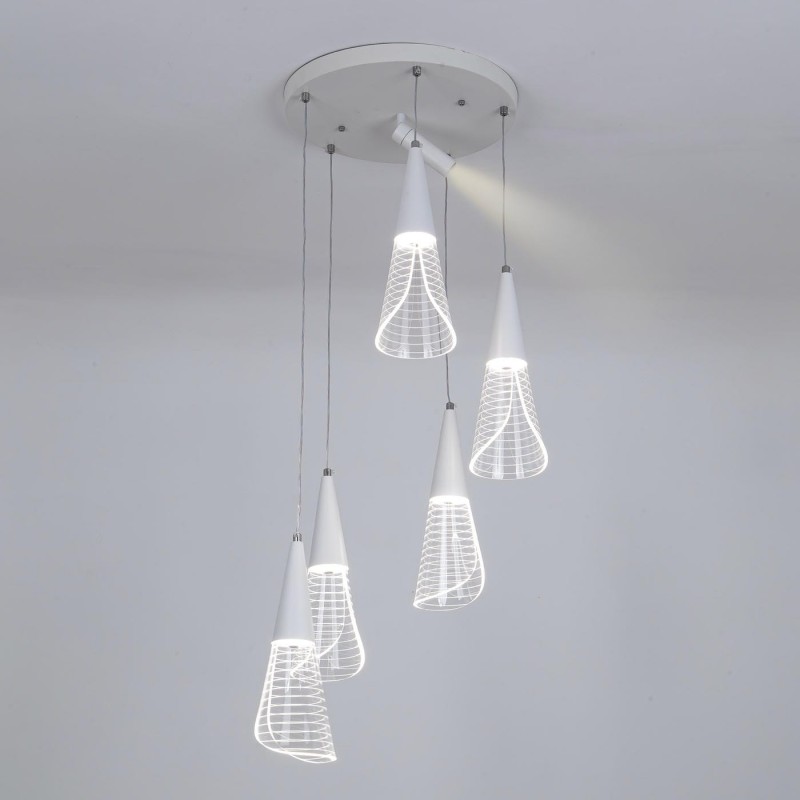 Подвесной светильник LED4U L7106-6 WТ