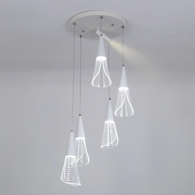 Подвесной светильник LED4U L7106-6 WТ