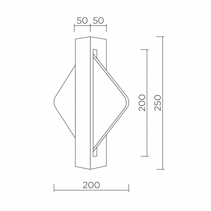 Настенный cветильник LED4U L7367-2 BS