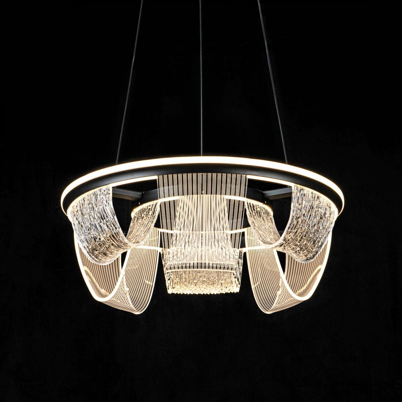 Подвесной cветильник LED4U L7706-460 BK