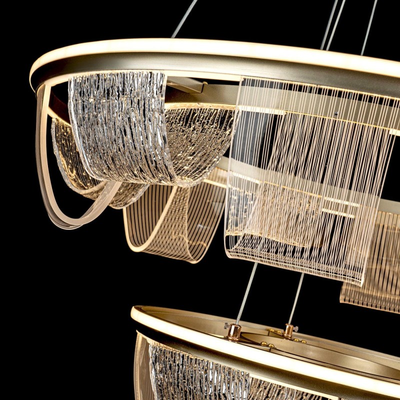 Подвесной cветильник LED4U L7706-800-460 GD