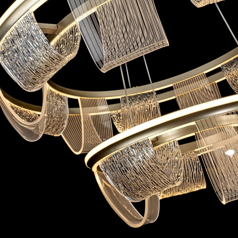 Подвесной cветильник LED4U L7706-800-460 GD