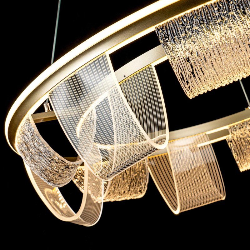 Подвесной cветильник LED4U L7706-800 GD