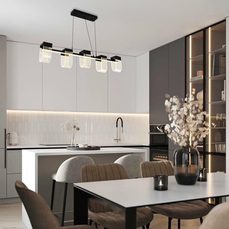 Подвесной cветильник LED4U L7707-1200 BK