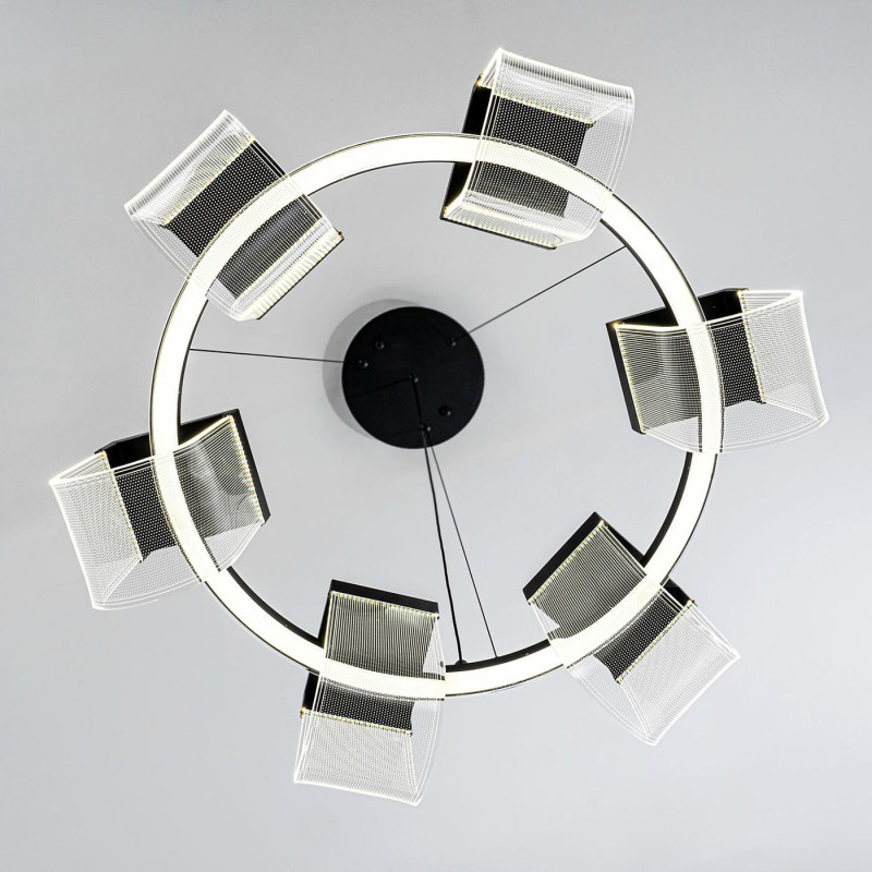 Подвесной cветильник LED4U L7707-600 BK