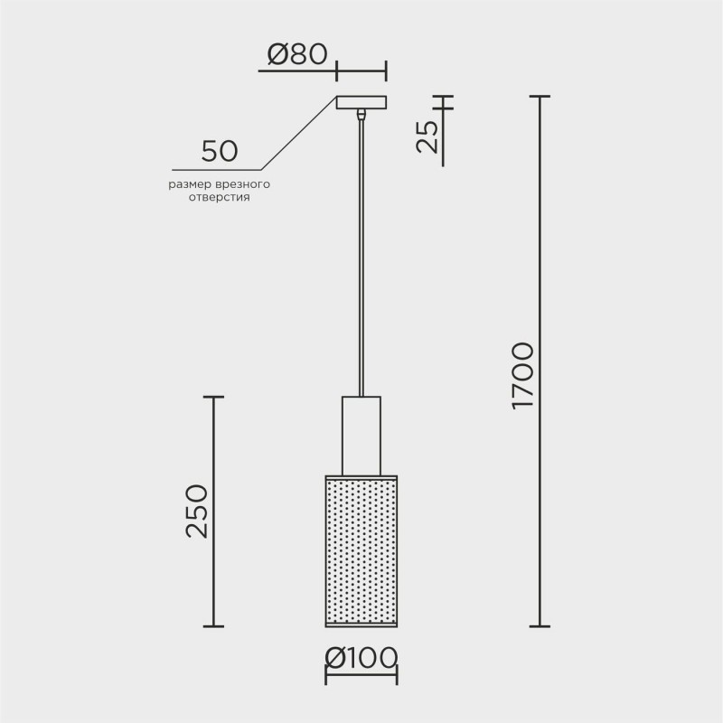 Подвесной светильник MODEMODERN MD.0655.100