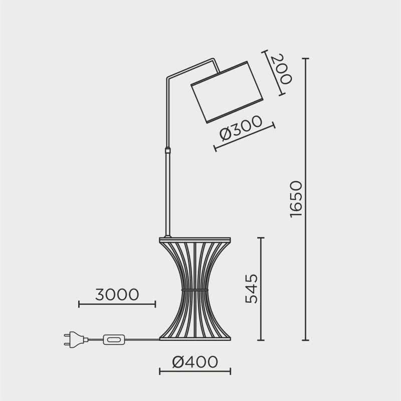 Напольный светильник MODEMODERN MD.6008.01FL