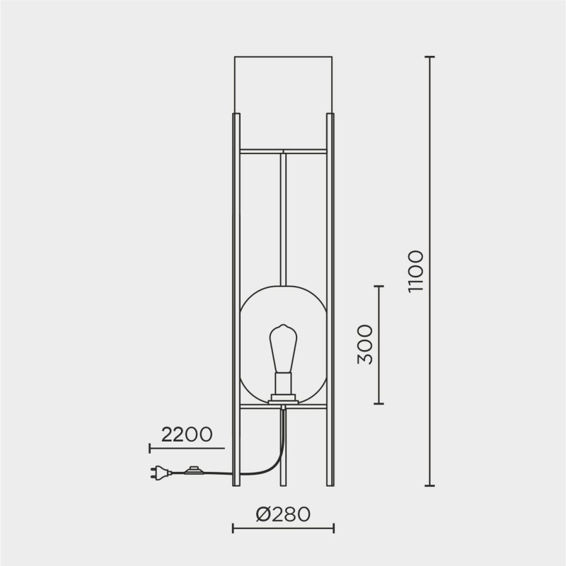 Напольный светильник MODELUX ML.1215.1100FL