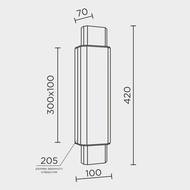 Настенный светильник MODELUX ML.542.420 CR