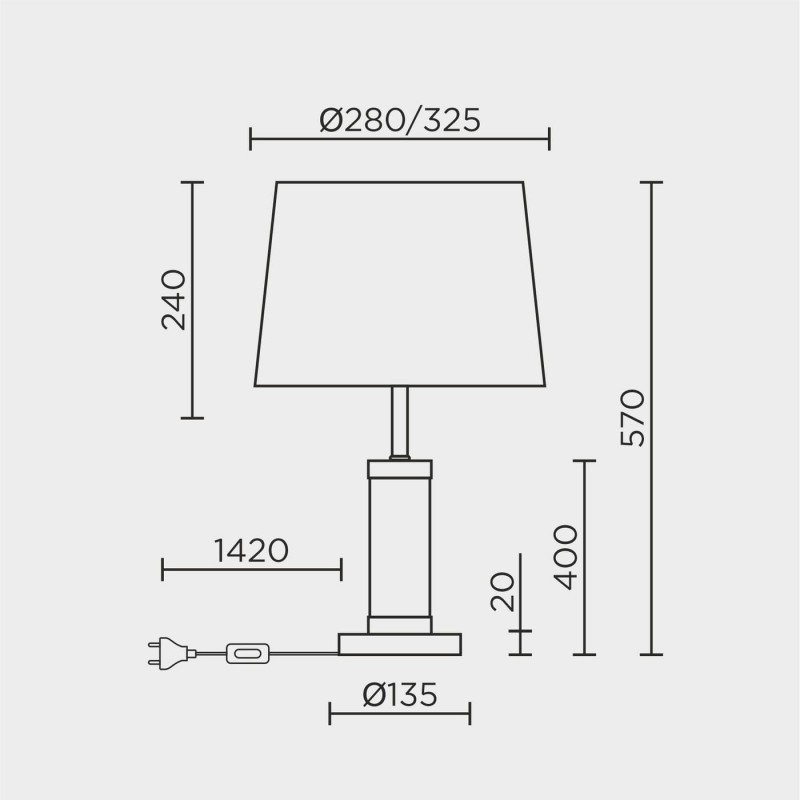 Настольный светильник MODELUX ML.5502.01TL BS