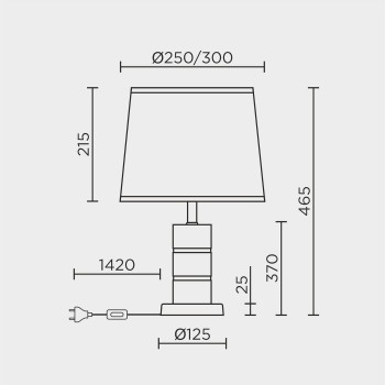 Настольный светильник MODELUX ML.5515.01TL BS