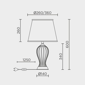Настольный светильник MODELUX ML.6055.01TL GN